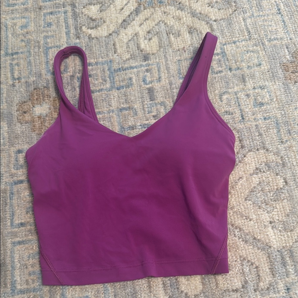 Purple lululemon align tank